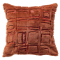 Preview: Dutch Decor Kissenhülle 'Doron' 45 x 45 cm Brown Patina - Braun